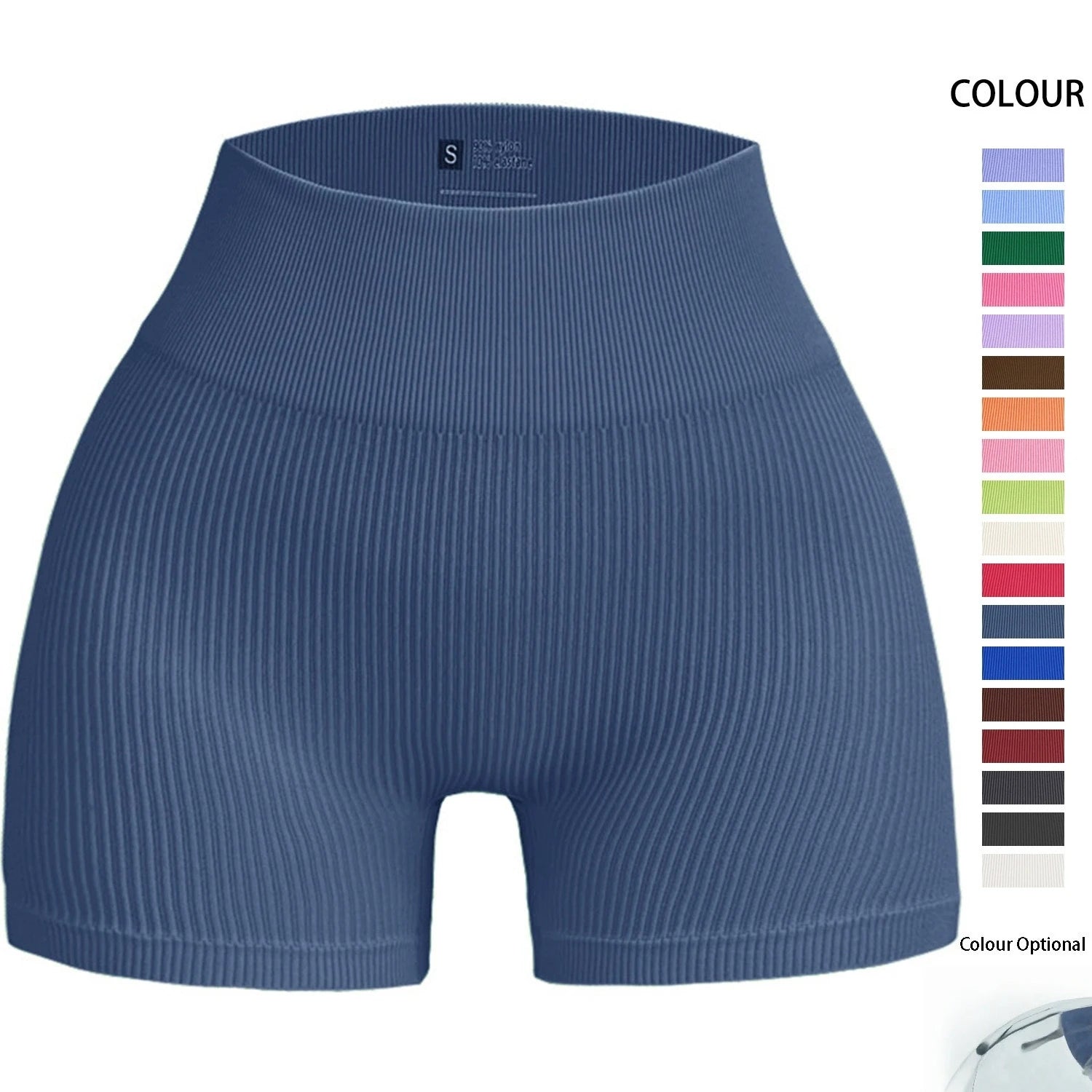 Seamless Yoga Shorts for Women High Waist Biker Elastic Workout Slim Sports Leggings Sportswear Sport Shorts