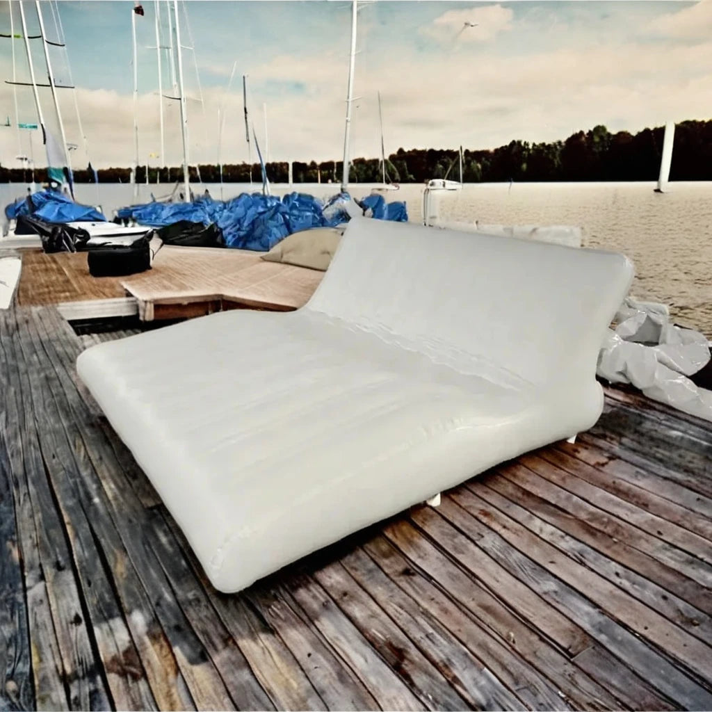 Floating Island Inflatable Boat Tent Sun Shelter Lounge Platform Sofa Drop Stitch Custom PVC