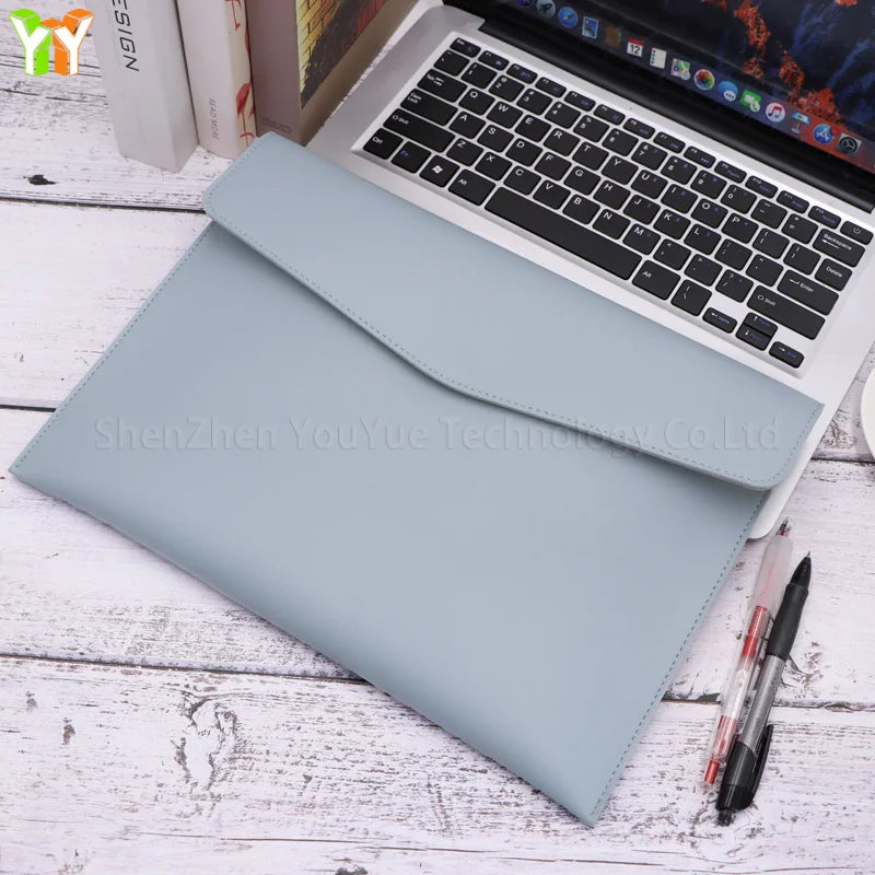 A4 Promotion Business Leather File Folder Personalized File Organizer Pouch Business Envelope Document Bag