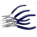 3Pcs Pliers Set Kit Includes Chain Nose Round Nose and Flush Cutter with Tungsten Carbide Blades Make for Jewelry Making Tools