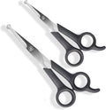 Durable Stainless Steel Blades 1-Pet Grooming Scissors Body Facial Trimmer Rounded Tips Long Medium Hair Hair Extension Tools