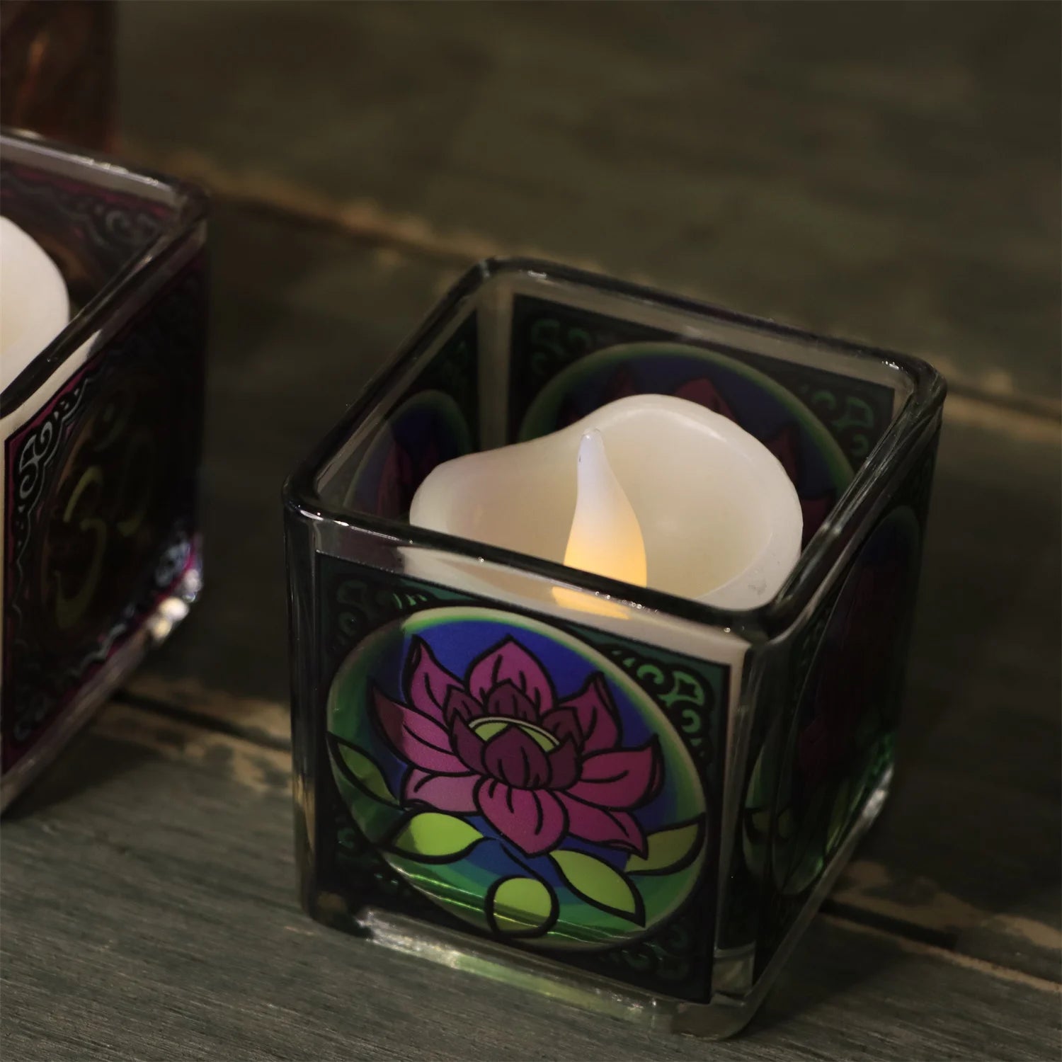 Personalized UV Printed Glass Candle Cup - Unique Gift for Any Occasion