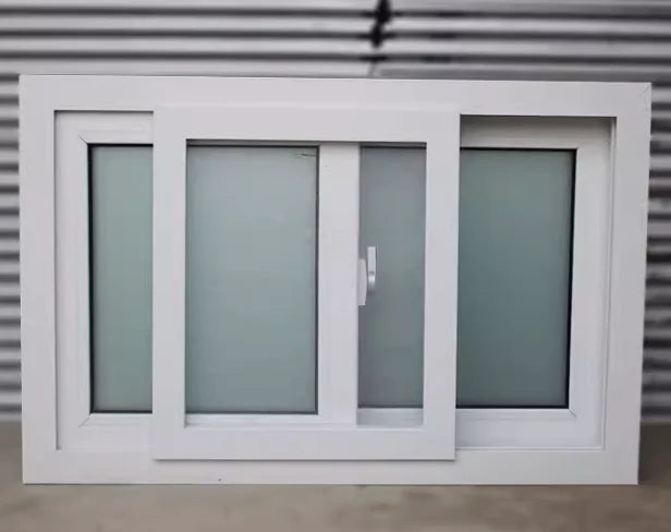 All-Climate Modern PVC Sliding Window Horizontal Louver for Extreme Weather Keeps Home Warm Winter Cool Summer Stable