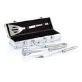 3-Piece Aluminum Box BBQ Tools Set for Outdoor Grilling