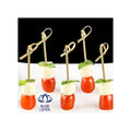 Fancy Unique Bamboo Pick Stick for Party Food Decoration Sandwich Cake Appetizer Use Eco Friendly Skewer Toothpick