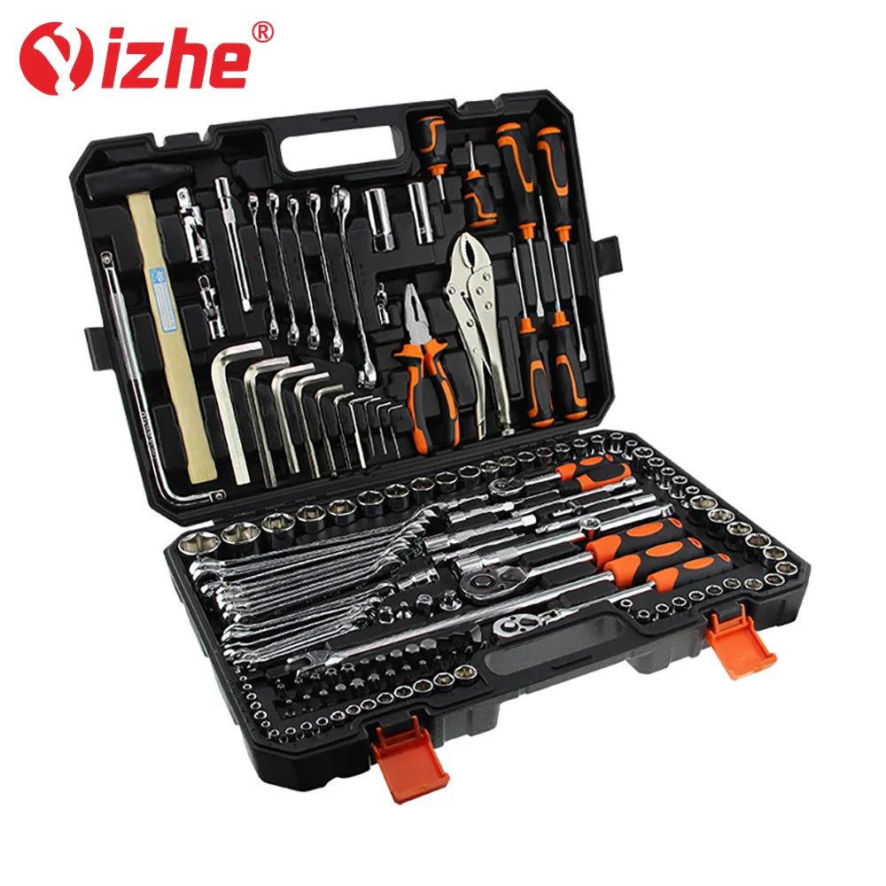150 Pieces Socket Wrench Set Auto Repair Tool Combination Package Mixed Tool Set