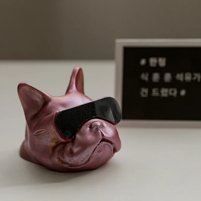 Mini Bullfighting Head Animal Silicone Mould 3D Frenchie Puppy Candle Silicone Mold Ornament French Bulldog Candle Mold MegaBDM