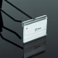 Hookei Hot Selling Shelf Label Holders  for Glass and Wire Shelves Data Strip for Supermarket Display