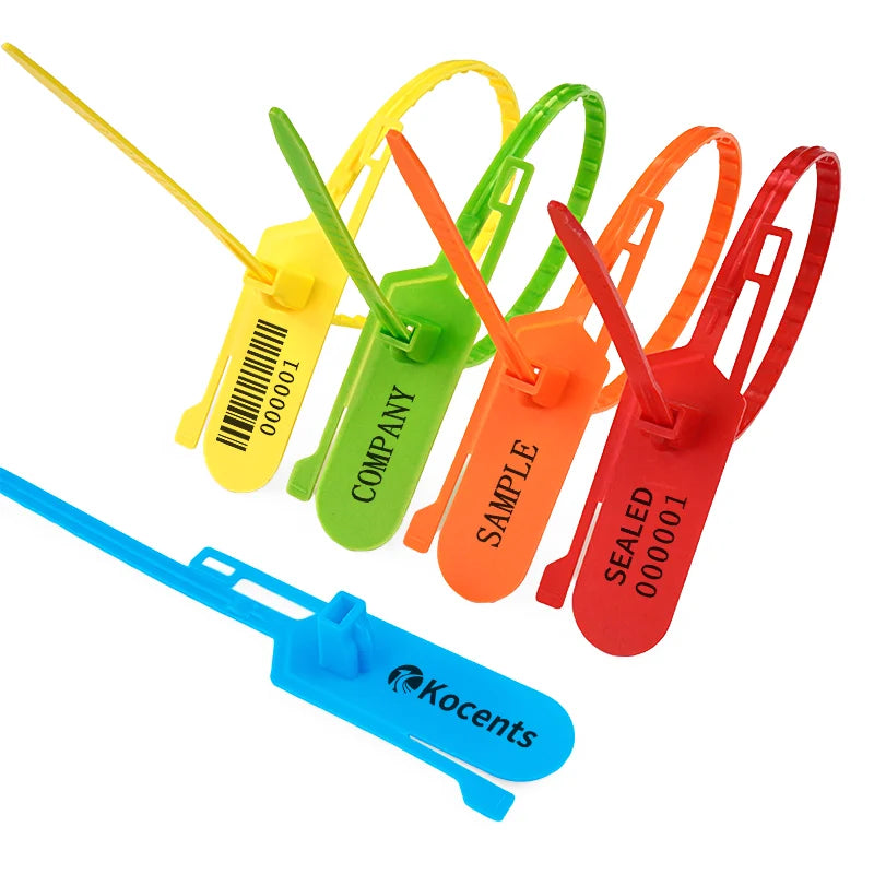 PTS-008 Security Plastic Seal Mould Plastic Meter Seal Strip Plastic Security Seal Hand Tearable Seal Suitable for Mailboxes
