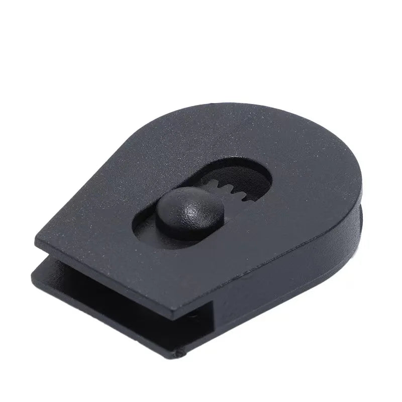 Pulley Plastic Wheeled Plastic Cord Lock for Drawstring Shoelace Wheel Cord Clamp Toggle Slider Stopper Outdoor Backpack MegaBDM