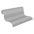 Made in Germany - Wallpaper rolls Structure Grey Silver - Non Woven Vinyl - Wallpaper Home Decoration for Walls - 1005 x 053 m