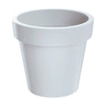 LEXO ROUND 92L. planter dimensions (mm) 600x600x550 color White