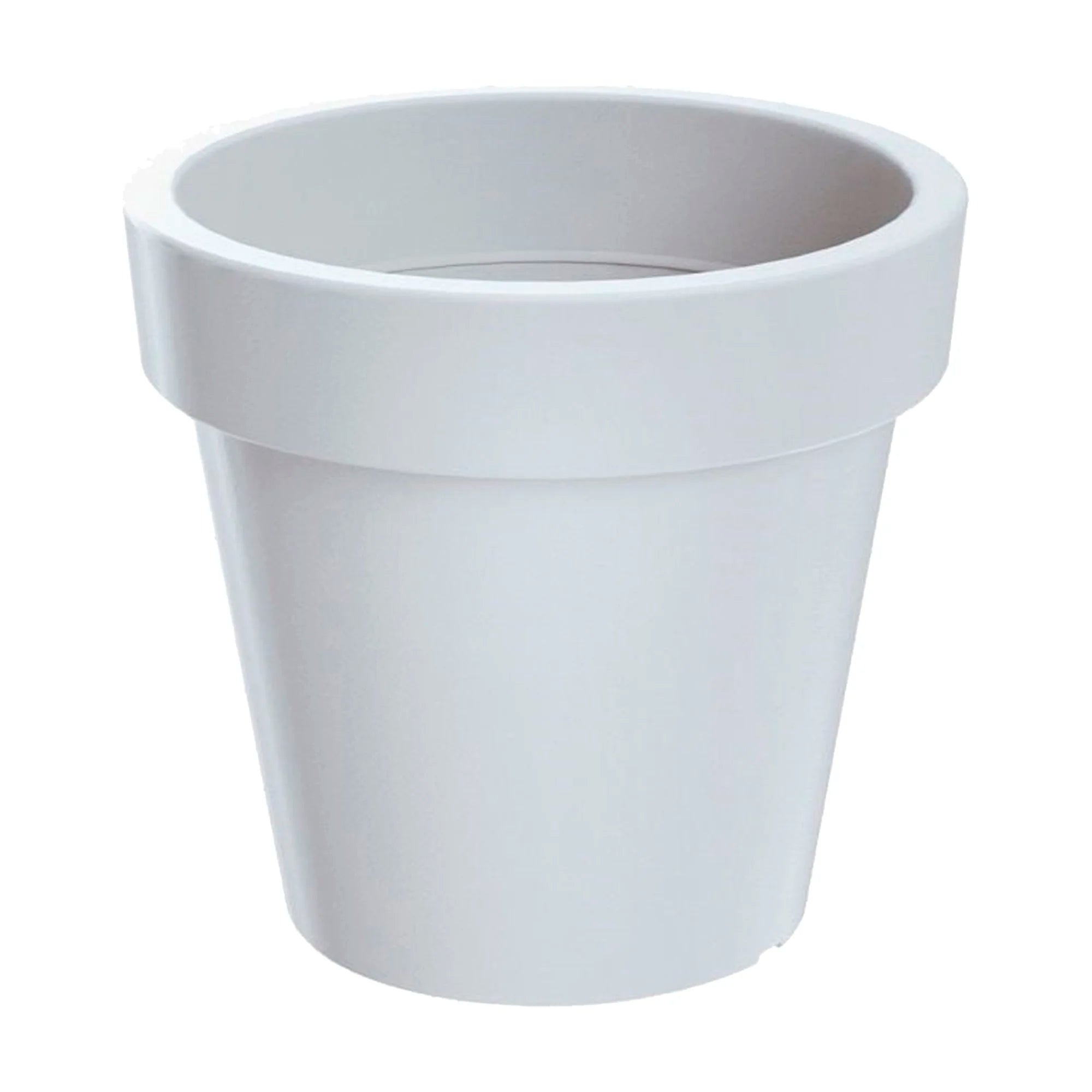 LEXO ROUND 92L. planter dimensions (mm) 600x600x550 color White