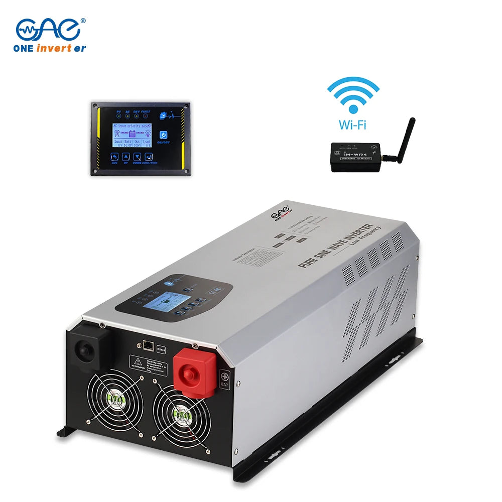 Off Grid Ups 12V 24V Inverter Pure Sine 2000w 3000w 5000w Power Wave Inverter for Solar System