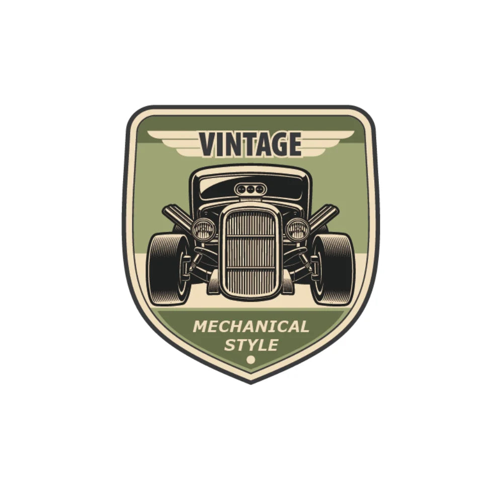 Vintage Aluminum Art Deco Metal Handicraft Still Life Birthday Hot Rod Sign Wedding Garage Wall Decor Large Die-Cut Embossed
