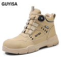 GUYISA Safety Boots Insulation 10KV Standard Plastic Toe Anti-smash and Anti-puncture Waterproof Smart Buckle Safety Boot MegaBDM