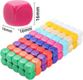 Various Colors DIY Colorful 6 Sided 16mm Blanked Acrylic D6 Dice for Board Game