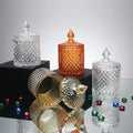 Wholesale Luxury Cylinder Glass Candle Jars with Glass Lid  Elegant Empty Containers for Home Decor and Weddings