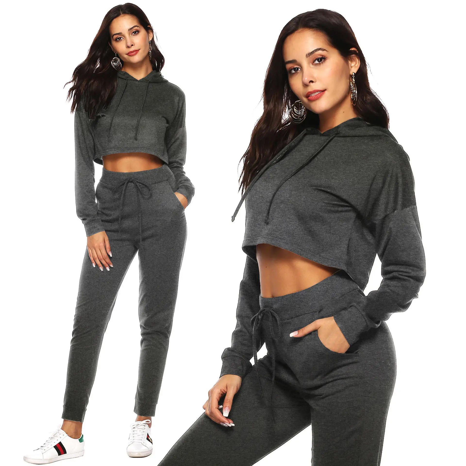 Custom Spring Embroidery Hooded Plaid Polyester/Cotton Breathable Tracksuits for Men Women Designer Heavyweight Knitted 180gsm