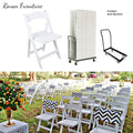 RTS TOP Golden Wedding Big Lots Acrylic Plastic Wedding Tables and Outdoor Chairs Folding Chairs for Events