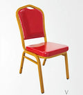 Luxury Steel Banquet Stackable Dining Chair for Elegant Events Sophisticated Stacking Hotel Banquet Chair for Catering Events