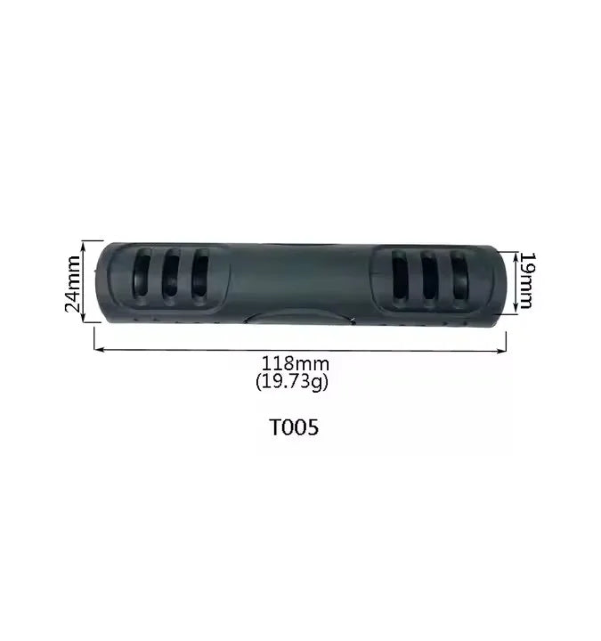 Durable Plastic Rubber Grip Tube Handle Webbing Strap for Hiking Luggage Special Bag Parts Accessories Replacement Carry Handles