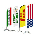 Factory Price Fiberglass Flagpole High Resolution Outdoor Advertising Digital Printed Polyester Beach Flag Flying Flag Banner YW
