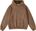 New 2024 Men's Casual Vintage Wash Distressed Hoodies 100% Cotton Acid Washed Hoodie for Men Made in Sialkot Pakistan  OEM