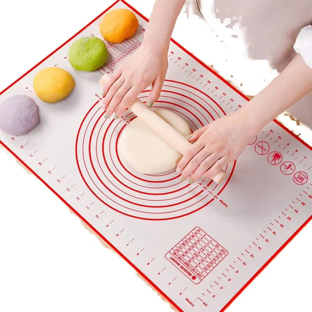Silicone Pastry Mat Non Slip Silicon for Cookies Bakeware Cooking Cake Accessories