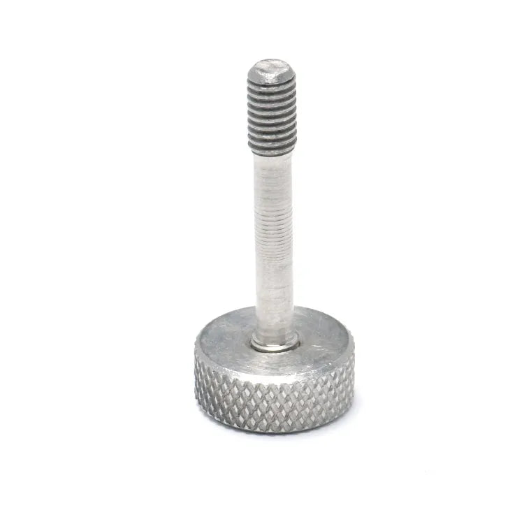 Stainless Steel A2 304 Customized CNC 6-32 M4 M5 M6 Metric Knurled Captive Bolt PC Thumb Screw Knob