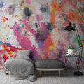 Made Germany Photo Wallpaper Murals Abstract Coloured Purple Non Woven Vinyl Wall Mural Modern Hotel Bedroom Hospital Mall Bulk
