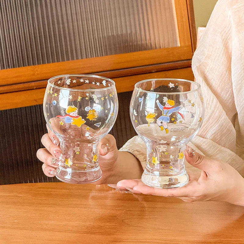 The Little Prince Creative Beer Mug Gift Set Glass Cups for Couples Perfect for Home Use Juice and As a Wedding Favor
