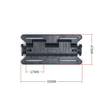 Small 40MM Butt Bow Buckle Quick Release Plastic POM Slide Buckle for Outdoor  Vest Length 27MM Press Quick Release Buckle