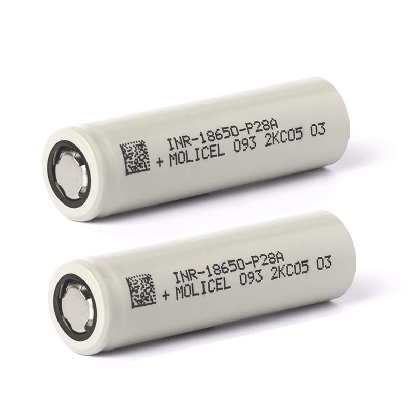 100% Original Molicel P28a 3.6v 3.7v 2800mah Rechargeable 18650 Cylindrical Lithium Ion Battery