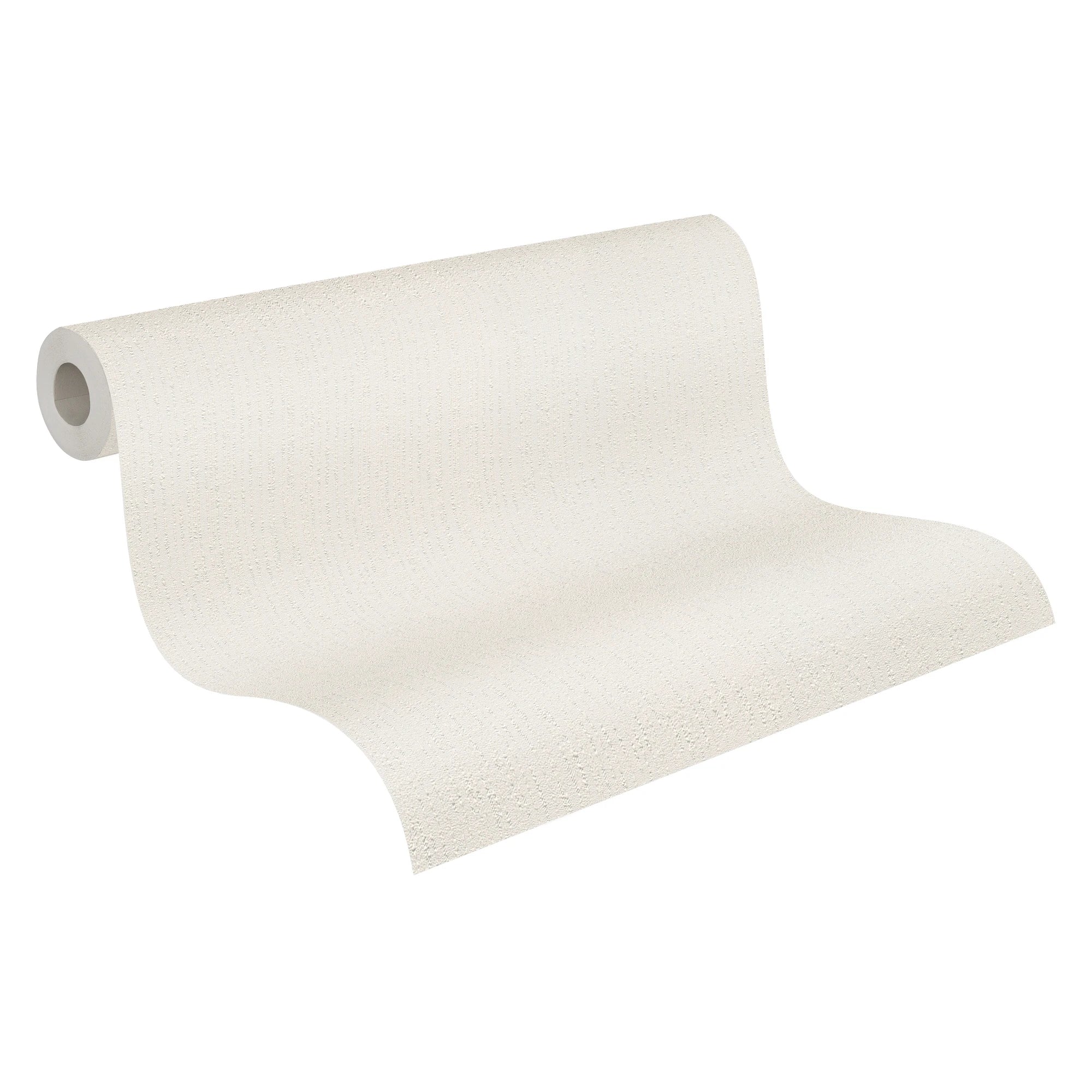 Germany Made Modern Coatable Non Woven Vinyl Wallpaper Rolls Stripes Plaid Paintable White Highly Wash-Resistant Light Resistant