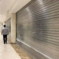 Industrial Automatic Galvanized Syeel  Roller Shutter Door 1 Hour Fire Rated Door with Fireproof Motor with Manual Chain