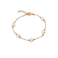 Azuris Festival 925 Sterling Silver Pearl Bracelets & Bangles Festive Jewelry