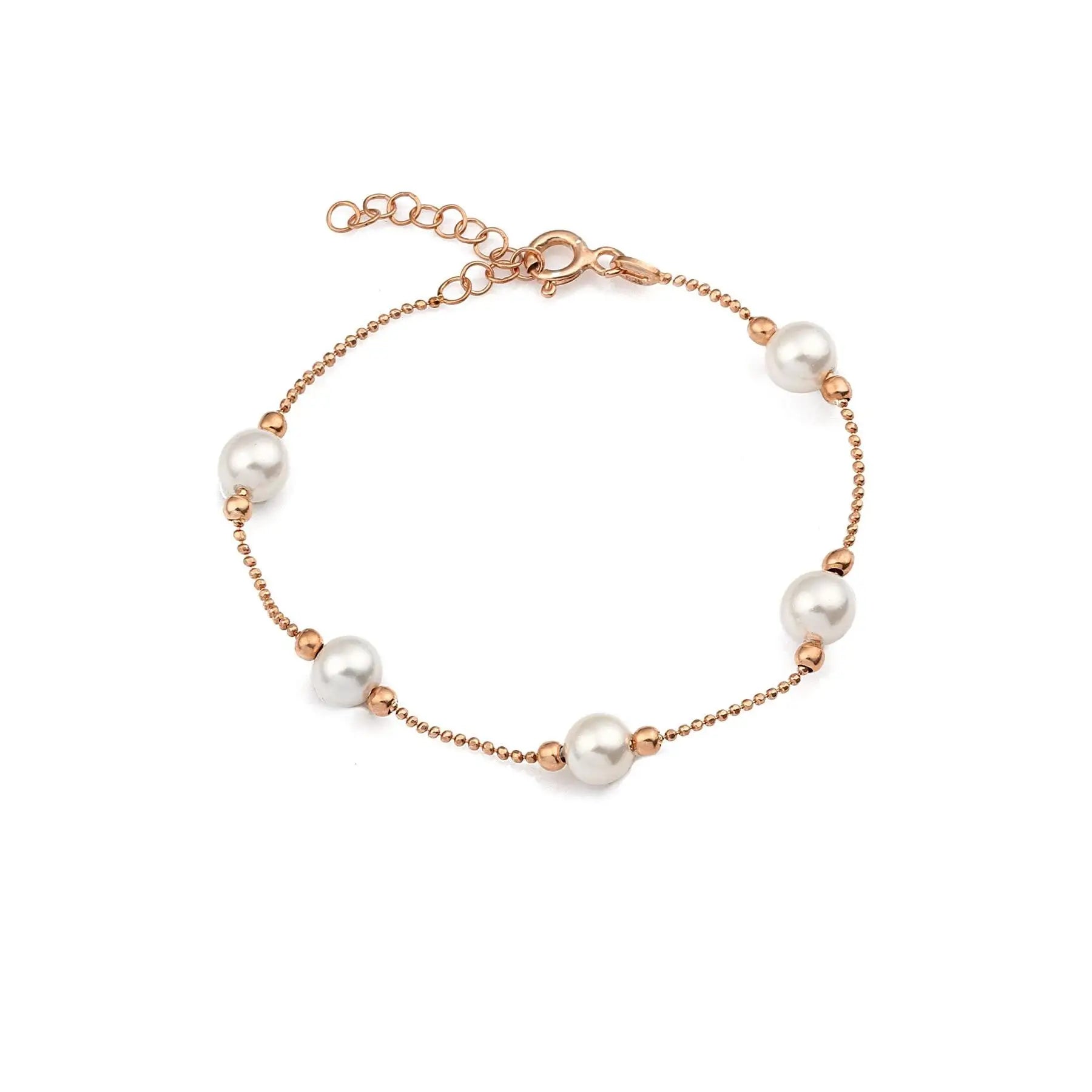 Azuris Festival 925 Sterling Silver Pearl Bracelets & Bangles Festive Jewelry