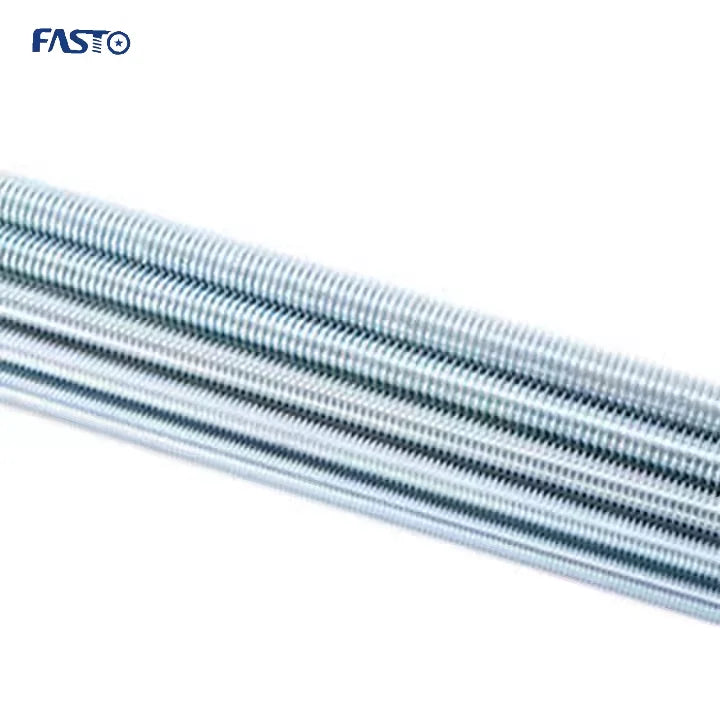 Hot Sale Carbon Steel Galvanized & Plain Finish Threaded Rod Full Studs DIN975 M25 M16 M6 Threaded Rod MegaBDM