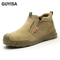GUYISA Insulation 10KV Safety Shoes Faux Suede Upper Chaussure De SÃ©curitÃ©