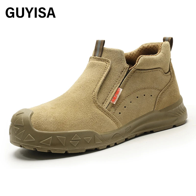 GUYISA Insulation 10KV Safety Shoes Faux Suede Upper Chaussure De SÃ©curitÃ©