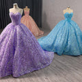 Jancember 241017 Fashion Blue Sweetheart Lace-up Quinceanera Dresses for Girls