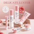 Wholesale Rose Rose Hyaluronic Acid Skincare Set Control Oil Moisturizing Face Cream Cleanser Essence Eye Cream Skin Care Set MegaBDM