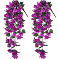 Artificial Hanging Flowers Bougainvillea Hanging Flowers Fabric Vine Flora for Home Party Garden Balcony Wall Decoration