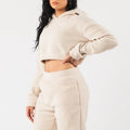 Custom Long Sleeve Hoodie Jogger Set Womens One Piece Jumpsuit