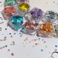 Xucai Flash Laser Flower Sequins Sequin Gold Onion Powder DIY Handmade Toy Accessory Materials