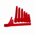 Custom 0.005 Tolerances Large Diameter Red Plastic Component Nylon 6 Parts CNC Turning Operations Machining Part Factory