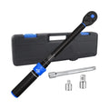 4pcs 3/8 Inch Drive Click Torque Wrench Set 5-50 FT.LB/6.8-67.8 Nm Dual-Direction Adjustable 72 Tooth