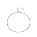 SL1649 S925 Sterling Silver Bilayer Bracelet for Women Trendy Gold Plated Line Chain Wedding Party Accessories Jewelry
