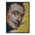 UNIART Custom 3D Pixel Portrait Wall Art Handmade Wooden Mosaic Panel for Hotel Interior Geometric Mosaic Wood Panel Decor MegaBDM